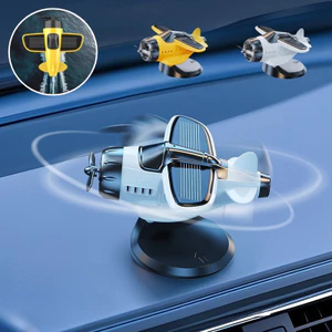 Đồ Trang Trí Máy Bay Năng Lượng Mặt Trời - Nhỏ Gọn, Chạy Êm, Keo Dán Không Vết, Phù Hợp Mọi Xe