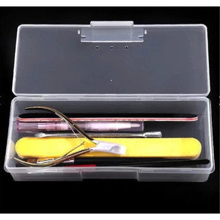 Hộp nhựa chữ nhật đựng dũa , cọ , dụng cụ nail -  Phúc Hưng