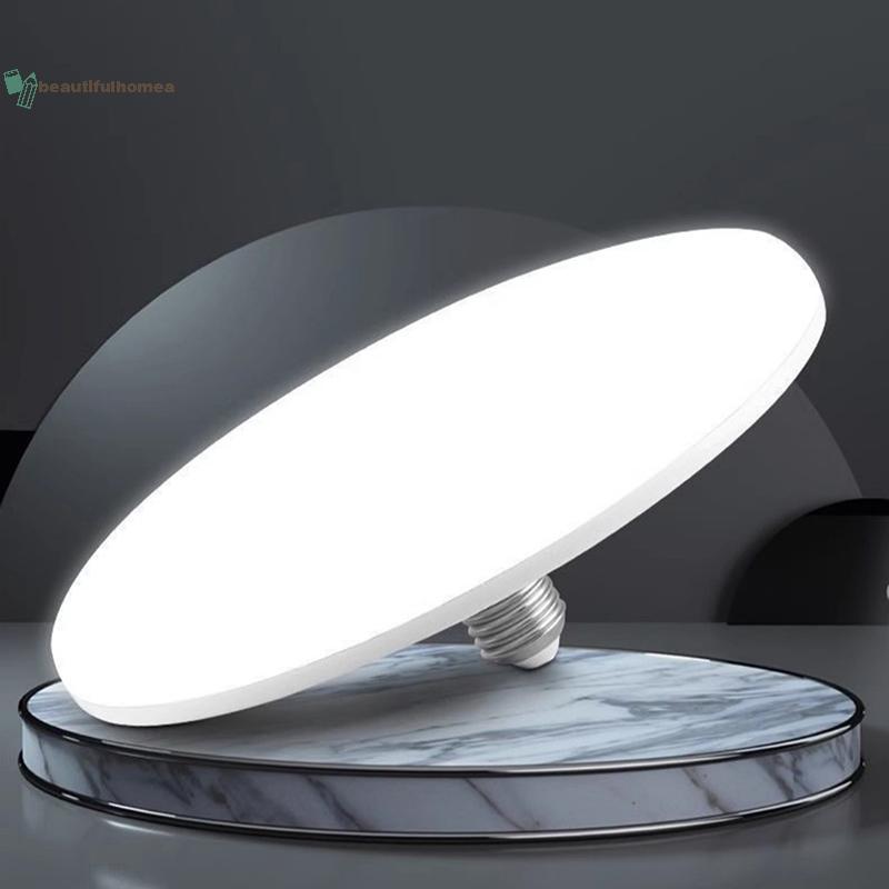 BeautifulHomeA 1 Cái 20-200W Chiếu Sáng Trong Nhà Đĩa Bay Đèn Trần Đèn Nhà Để Xe Bóng Đèn LED AC 220v E27 Đế Đèn Tiết Kiệm Năng Lượng Gia Đình VN