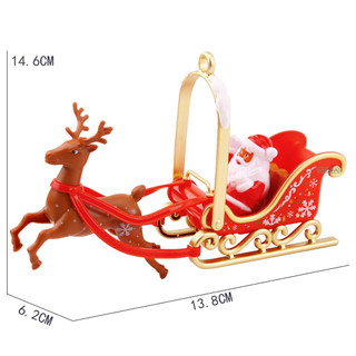 Ngôi sao cây thông Noel xoay bằng điện có nhạc - Trang trí ngày lễ Nai sừng tấm Đồ trang trí người tuyết cho trẻ em