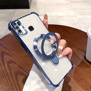 Ốp Lưng Silicon Cho VIVO Y30 Y30i Y50 1938 1935 Vỏ Điện Thoại MỚI Bốn Góc Vỏ Bảo Vệ Có Giá Đỡ