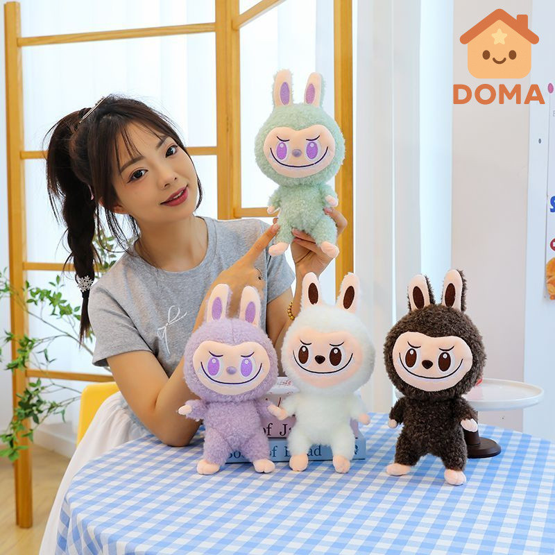 Hàng sẵn có Đồ chơi sang trọng labububumu dễ thương Búp bê khỉ miệng lớn Sáng tạo búp bê labubububububu * & --