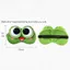 NKSFX Plush Sleep, Cartoon Plush Green Big Eyes Frog Sleep Eye, Lovely Thoáng Khí Che Mắt Ngủ Thân Thiện Với Da Giấc Mơ Đêm