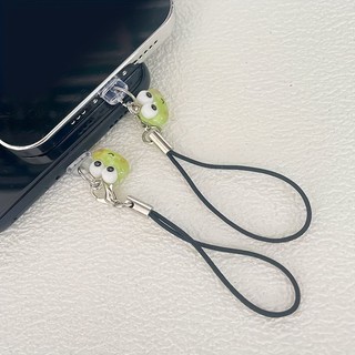 1 Chiếc Ếch Dễ Thương Điện Thoại Di Động Chống Bụi Cắm Mặt Dây Chuyền Có Dây Buộc Thời Trang Chống Mất Chống Bụi Cắm