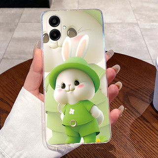 Dành Cho Samsung Galaxy A06 Ốp Lưng 4G Rõ Ràng Sang Trọng Dễ Thương Thỏ Tình Yêu Ngộ nghĩnh Mềm TPU Vỏ Điện Thoại Cho Samsung A06 Ốp Lưng A065M A065F