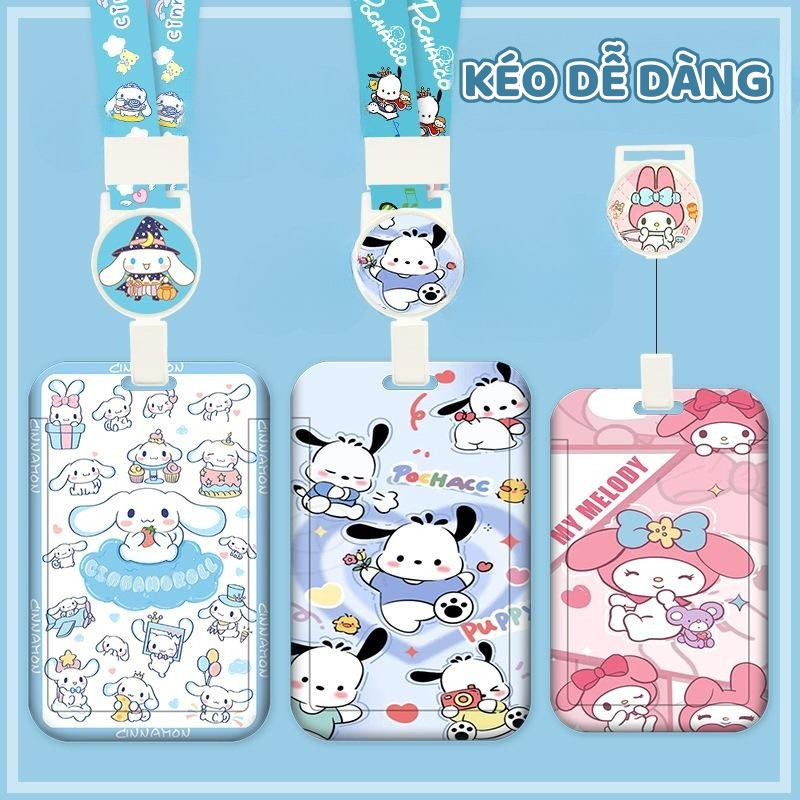 Dây Đeo Thẻ Học Sinh Hoạt Hình Cute – Bao Đựng Thẻ Sinh Viên Xinh Xắn, Phù Hợp Đi Học Mỗi Ngày