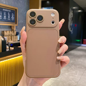 Ốp Điện Thoại Màu Trơn Cho iPhone 17 Pro Max 17 Air 16 15 14 13 12 11 Vỏ Mềm Bảo Vệ Chống Sốc