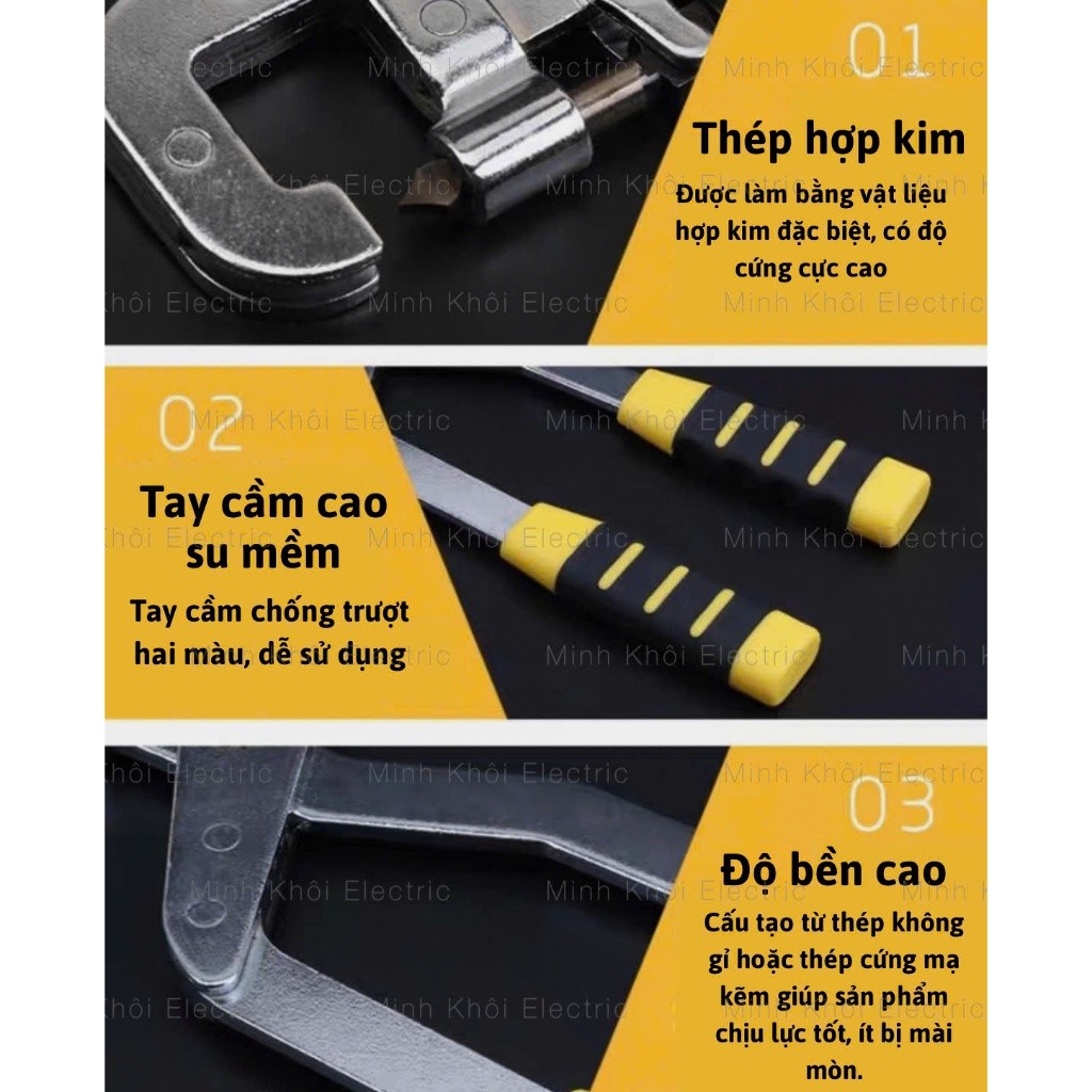 Kìm bấm xương cá thạch cao HR-612,kìm bấm khung xương thạch cao,kìm bấm keel,kìm bấm khung trần kìm bấm liên kết xương