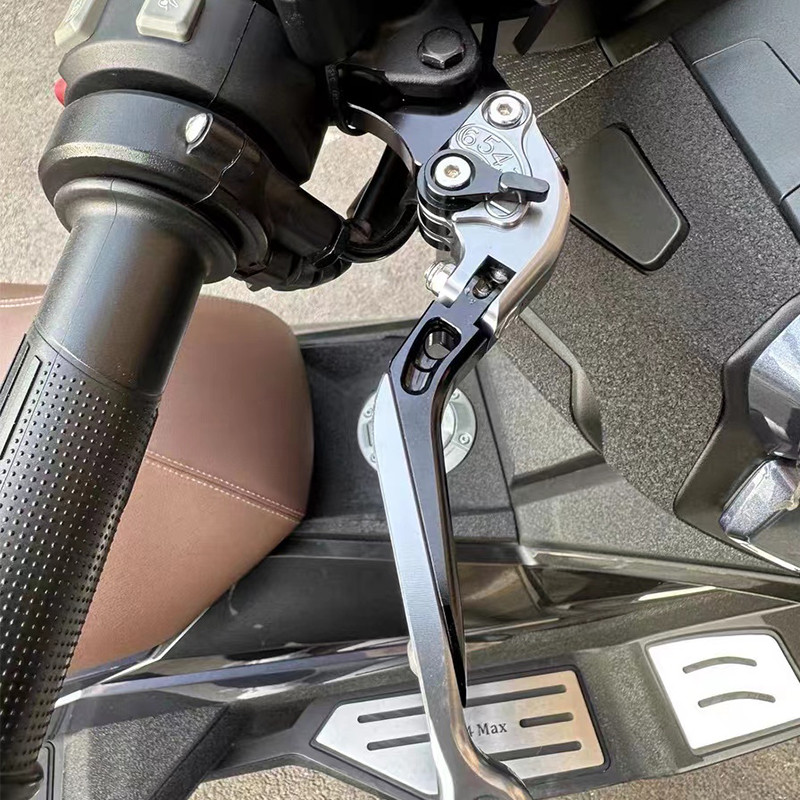 Dành Cho Xe HONDA ADV150 ADV160 Cần Phanh Có Thể Điều Chỉnh Có Khóa Đỗ Xe CNC Nhôm Tay Lái Đòn Bẩy