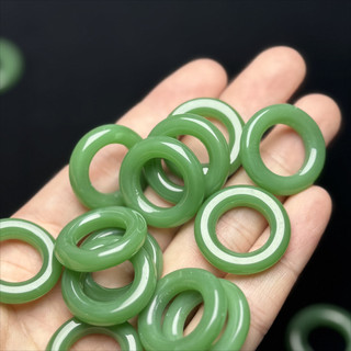 ((6 cái) Phụ kiện vòng đeo tay giả ngọc bích