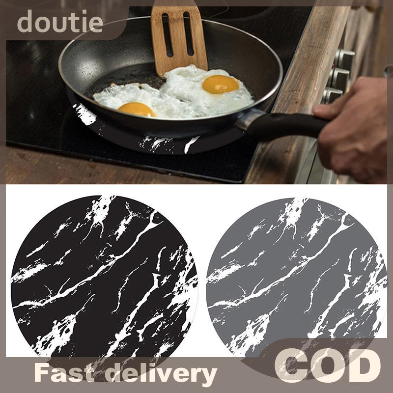Doutie Thảm lót bếp cảm ứng silicon chống trượt, chịu nhiệt, bảo vệ mặt bếp cho bếp từ