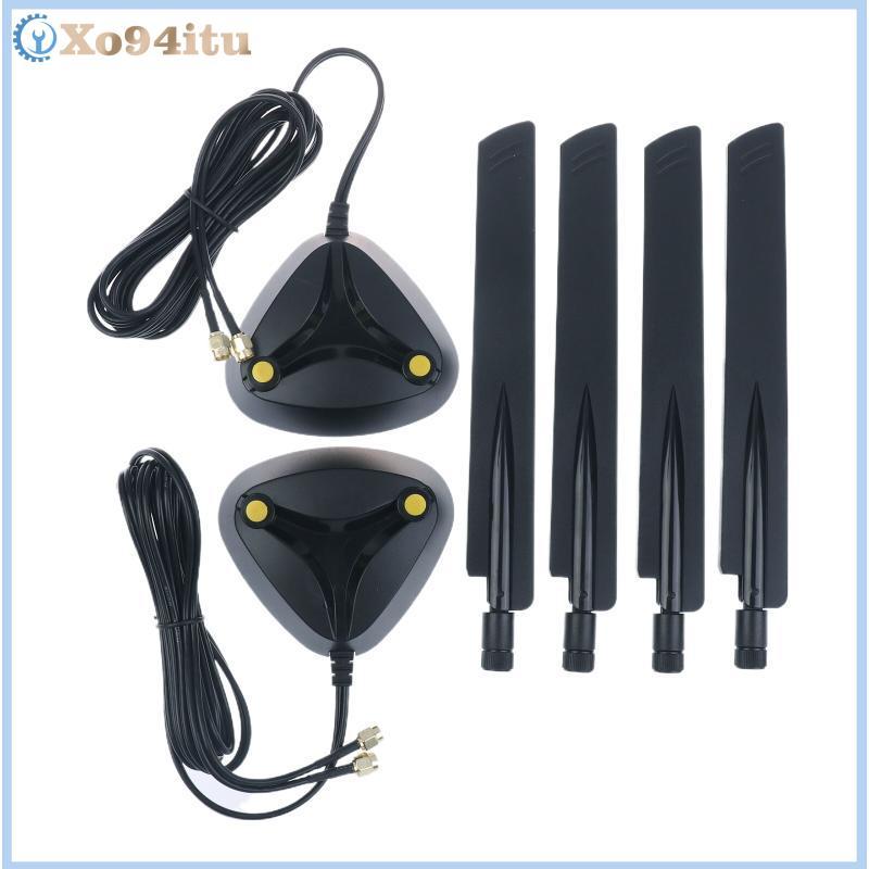XOITU WiFi6 WiFi7 2.4G / 5.8G / 6G Band Ăng-ten ngoài 12dbi Router Ăng-ten RP-SMA Router VN