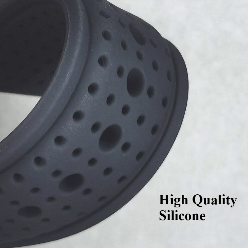 Phát hành nhanh Dây đeo đồng hồ cao su silicon thể thao 20 / 22 / 24mm dành cho thợ lặn lặn dành cho nam nữ Dây đeo đồng hồ Unisex Khâu thủ công