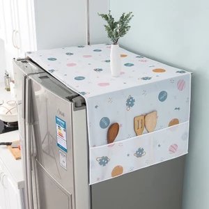 MiraLife Tấm Phủ Tủ Lạnh, Máy Giặt Có Ngăn Để Đồ - Tấm Che Tủ Lạnh Chống Bụi, Chống Thấm Nước
