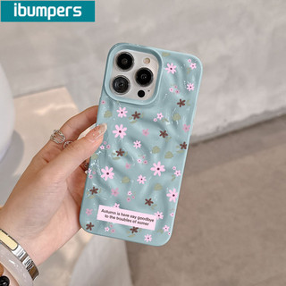 Ibumpers Ốp Điện Thoại Họa Tiết Hoa Đẹp Thẩm Mỹ Dễ Thương Thanh Lịch Silicon Mềm Cao Cấp Vỏ Chống Sốc Cho iPhone 11 12 13 14 15 16 17 Pro Max IP 7 8 Plus Iphon X XS XR