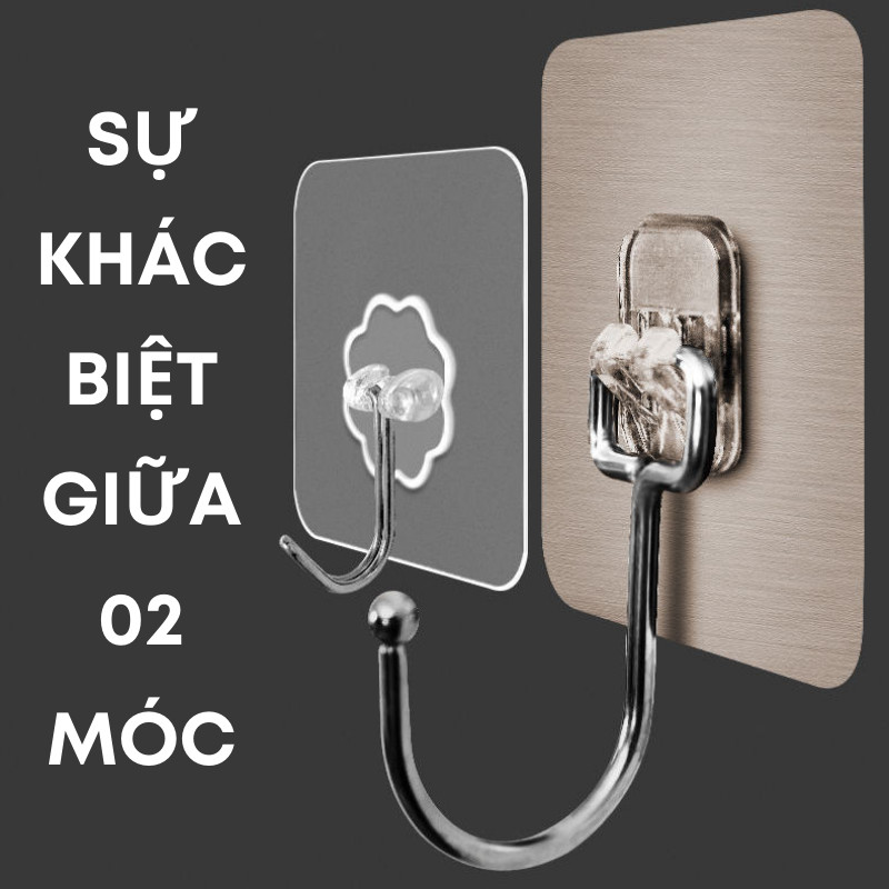 Combo 10 Móc Dán Tường Chịu Lực Siêu Dính Treo Đồ, Vật Dụng Đa Năng Tiện Ích, Không Cần Khoan Đục | 346