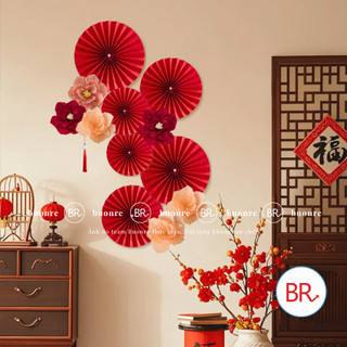 Set nguyên liệu trang trí mẹt Đón Xuân Bảo Lộc-Mẹt tết treo tường,Phụ kiện decor Tết 2026 ANGIHOME