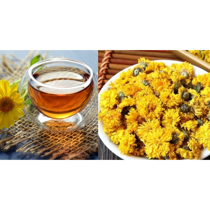 [ 100GR ]Trà Hoa Cúc Sấy khô Thượng Hạng Nguyên Bông Tự Nhiên