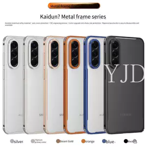 YJD Dành Cho Samsung Galaxy A56 A36 Khung Trần Kim Loại Khung Ống Kính Kim Loại Không Có Bảng Lưng Tản Nhiệt Chống Rơi Vỏ Điện Thoại