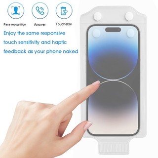 1 / 2 / 3 Vỏ điện thoại chống nước trong suốt - Túi đựng điện thoại di động có thể chạm vào màn hình di động chống mưa