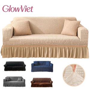 Vỏ Bọc Ghế Sofa 1-4 Chỗ - Co Giãn 4 Chiều, Vải Thun Cao Cấp Chống Trượt, Dễ Vệ Sinh