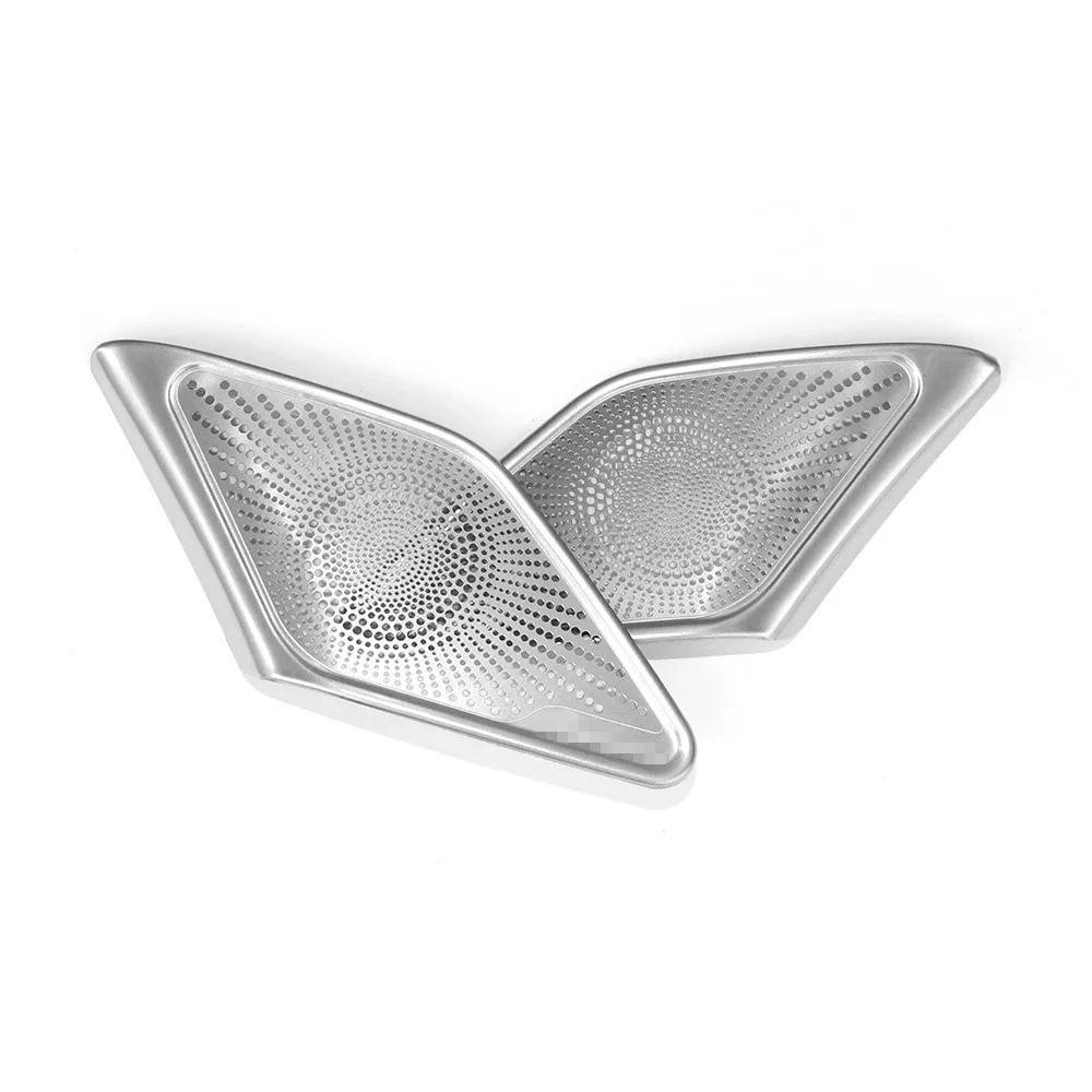 Dành Cho Xe Kia Sorento MQ4 2021-2026 Thép Không Gỉ Bạc Âm Thanh Loa Bao Viền Chữ A Sừng Bao Miếng Dán Phụ Kiện Xe Hơi