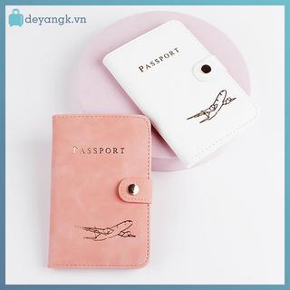 Deyangk Chống Thấm Nước Hộ Chiếu Có Bao Da Du Lịch Thẻ Tín Dụng Ví Dễ Thương Hộ Chiếu Sách Dành Cho Nữ / Nam Hộ Chiếu Bao VN