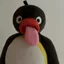 PS1 Pingu Trừu Tượng Chim Cánh Cụt Sang Trọng Búp Bê Dính Ra Lưỡi Sang Trọng Đồ Chơi Cho Trẻ Em Bé Gái SP1