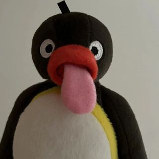 SS Pingu Trừu Tượng Chim Cánh Cụt Sang Trọng Búp Bê Dính Ra Lưỡi Sang Trọng Đồ Chơi Cho Bé Gái
