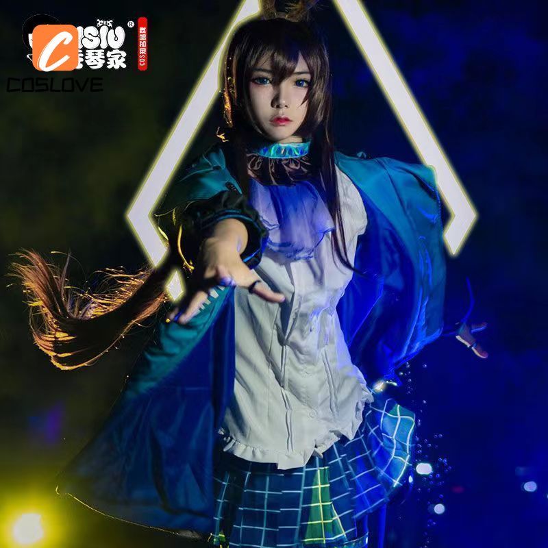 Anime Arknights Amiya Trọn Bộ Quần Áo Cosplay, Phong Cách Cổ Điển, Đồng Phục Áo Dài