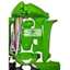 Dàn áo wave alpha - wave nhỏ xanh lá chuối - tặng team 3 lớp