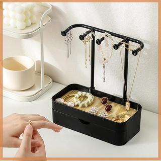 [savemoneyeveryday] Màn hình sắp xếp trang sức thời trang cho vòng cổ Bông tai Giá đựng đồ trang sức có đế bằng gỗ Vòng tay Giá đỡ nhẫn [vn]