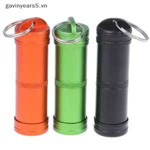 # gavin # 1PC Chai kín viên nang chống nước Hộp đựng thuốc sinh tồn ngoài trời.