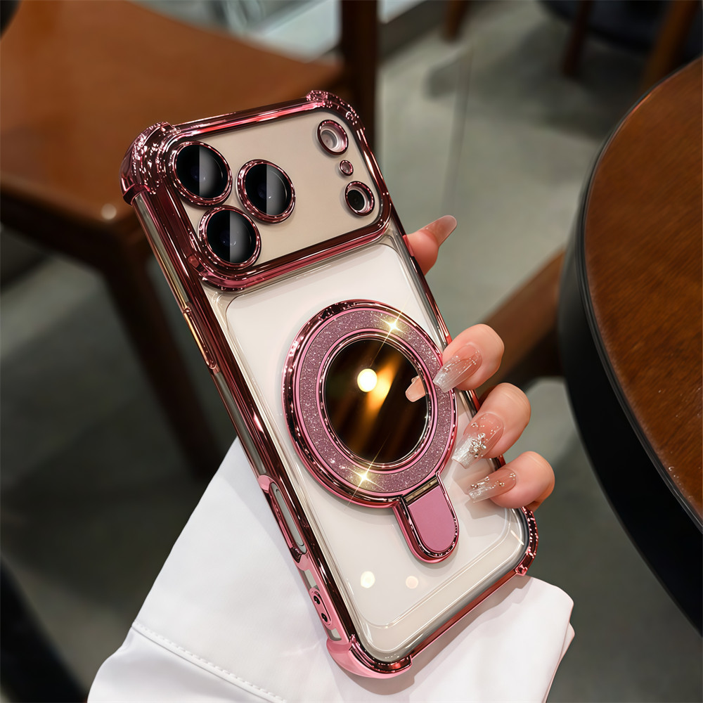Ốp điện thoại chống rơi khung gương cho iphone 17 Pro Max 16 11 12 13 14 15 Pro Max Air 16 plus Vỏ có Camera Bảo vệ toàn diện Vỏ chống sốc Vỏ cứng bảo vệ điện thoại