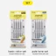 Bút dạ quang Pilot KIRE-NA Highlighter 2 đầu highlight giảm kẻ lệch, nhiều màu sắc