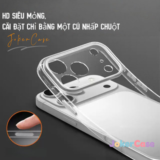 Vỏ Cho IPhone 17 15 16 12 11 13 14 Pro Max XR X XS Max Air 14 16 15 7 8 Plus Nhãn Dán Búp Bê Trong Suốt Đơn Giản Vỏ Mềm