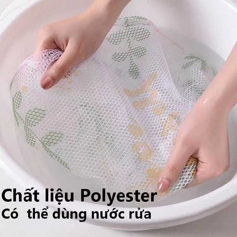 M7 Lưới bọc quạt, màng bọc quạt họa tiết hoạt hình có dây rút phía sau chống bụi bẩn và bảo vệ MALAN