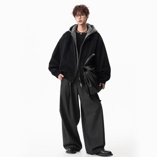 Áo khoác nam ESEA phong cách Harajuku cổ điển Nhật Bản, thiết kếlayering độc đáo