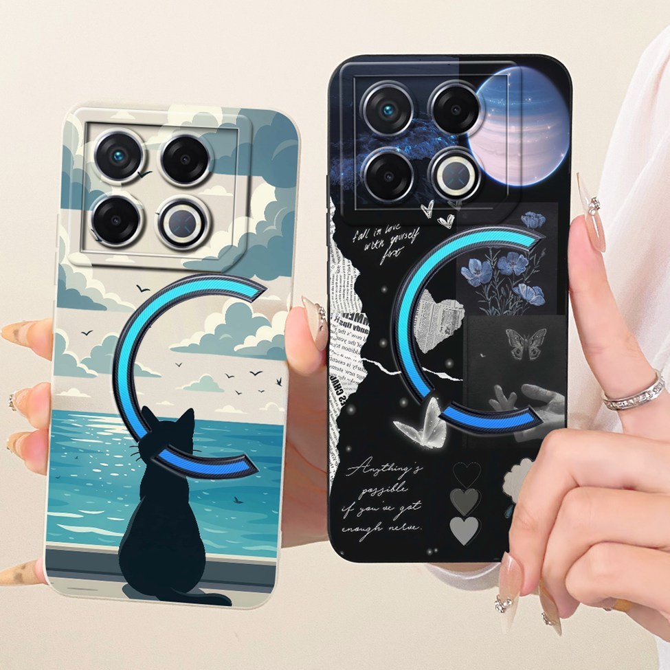 Ốp lưng Infinix GT 20 Pro 5G X6871 Silicone Hoa thời trang sang trọng Kawaii Vỏ điện thoại sơn 2D dễ thương Infinix GT20 Pro