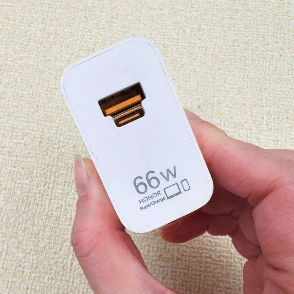 Bộ sạc Honor 66W EU SuperCharge PD / QC 3.0 2 cổng Sạc nhanh cho Honor 300 100 Pad GT2 Pro Magic 8 7 6 & 1M 6A PD Loại C Cáp