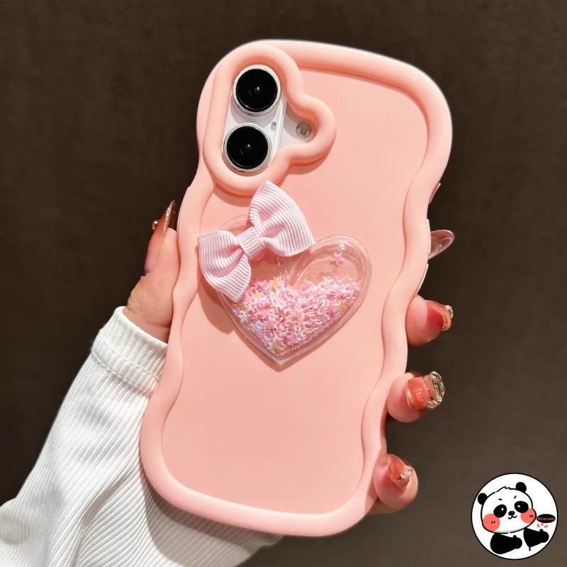 Ốp Điện Thoại Tình Yêu Lấp Lánh 3D Dễ Thương Cho Vivo Y19 Y19E Y19S GT Pro Y18 Y18S Y18E Y18i Y17 Y17S Y16 Y15 Y15A Y15S Y13 5G 4G Vỏ Mềm Chống Sốc Nơ Màu Kẹo