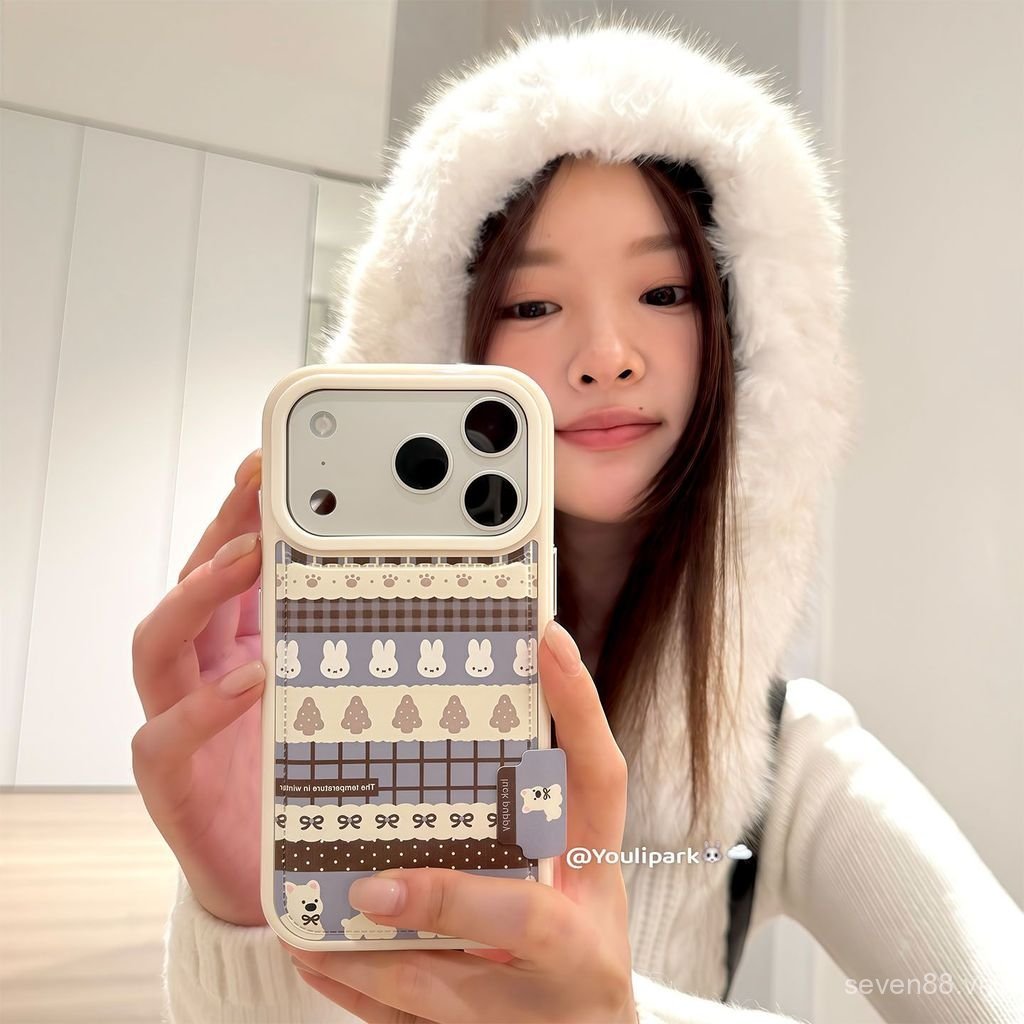 Ốp Điện Thoại Thích Hợp Cho iPhone 7 8 X XS XR XSMAX 11 12 13 14 15 16 17 Pro max Plus Air Có Dây Xích Fair Island Miffy Rabbit Vỏ Bảo Vệ Chống Sốc Bao Gồm Tất Cả PL7J