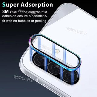 Samsung Galaxy A17 5G 4G A17 LTE Vòng kim loại Bảo vệ ống kính máy ảnh SamsungA17 Kính cường lực Full Cover Phim bảo vệ