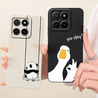 Ốp Lưng Cho Honor X5b Plus Vỏ Bảo Vệ Camera Hoạt Hình Dễ Thương Thỏ Mèo Silicon Lỏng Vỏ Mềm Cho HonorX5b Plus Capa