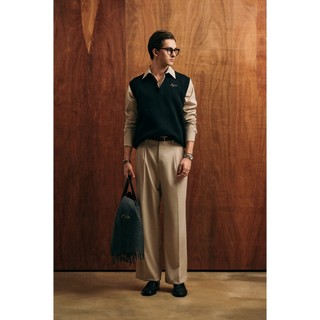 Áo Len Gile Nam Cổ Polo Có Nút Charlie Knit Gile 0094 | Majou
