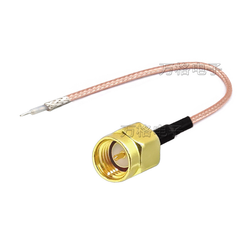 Cáp hàn một đầu SMA RG178 TNC BNC / Q9 N Ăng-ten Cáp nối dài sửa đổi Dây hàn một đầu