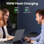 Cáp sạc nhanh UGREEN PD 100W Type C được nâng cấp Cáp dữ liệu Chip E-Marker USB 3.0 cho iPhone 15, Samsung S24 Ultra, Điện thoại Xiaomi Android, iPad, Máy tính xách tay Mackbook Pro