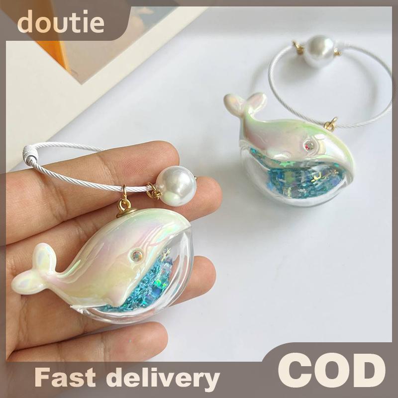 Doutie Cá Voi Dễ Thương Cá Heo Móc Khóa Động Vật Biển Búp Bê Móc Khóa Phụ Kiện Xe Hơi Dành Cho Nam Nữ Cặp Đôi Túi Trang Sức VN