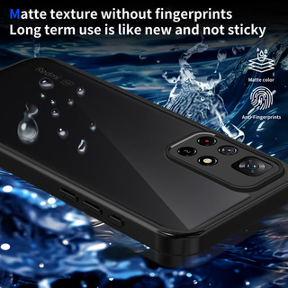 Dành Cho Xiaomi POCO M4 Pro 5G Ốp điện thoại Cứng Mờ Da-Cảm Giác Mềm Khung TPU Chống Sốc Mỏng Vỏ