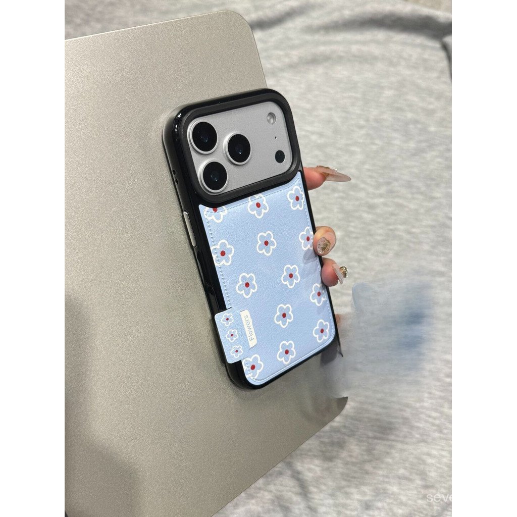 Ốp Điện Thoại Thích Hợp Cho iPhone 11 12 13 14 15 16 17 Pro max Plus Air Giả Da ins Full Màn Hình Hoa Chống Sốc Vỏ Bảo Vệ Chống Sốc Bao Gồm Tất Cả FBQM